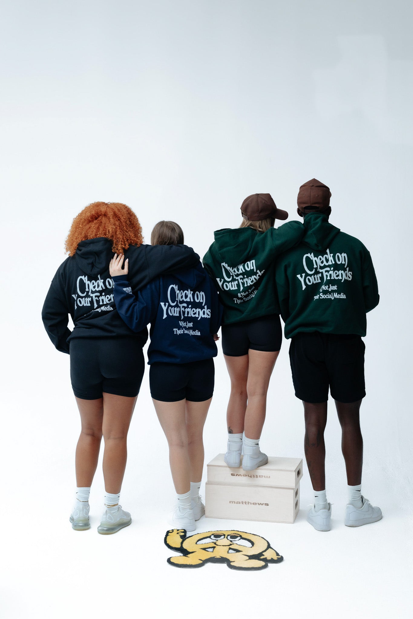 Check On Your Friends (Even The Ones That Smile A Lot) Hoodie